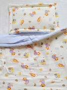 Set chăn ga gối đệm bằng vải muslin vải xô mềm mại